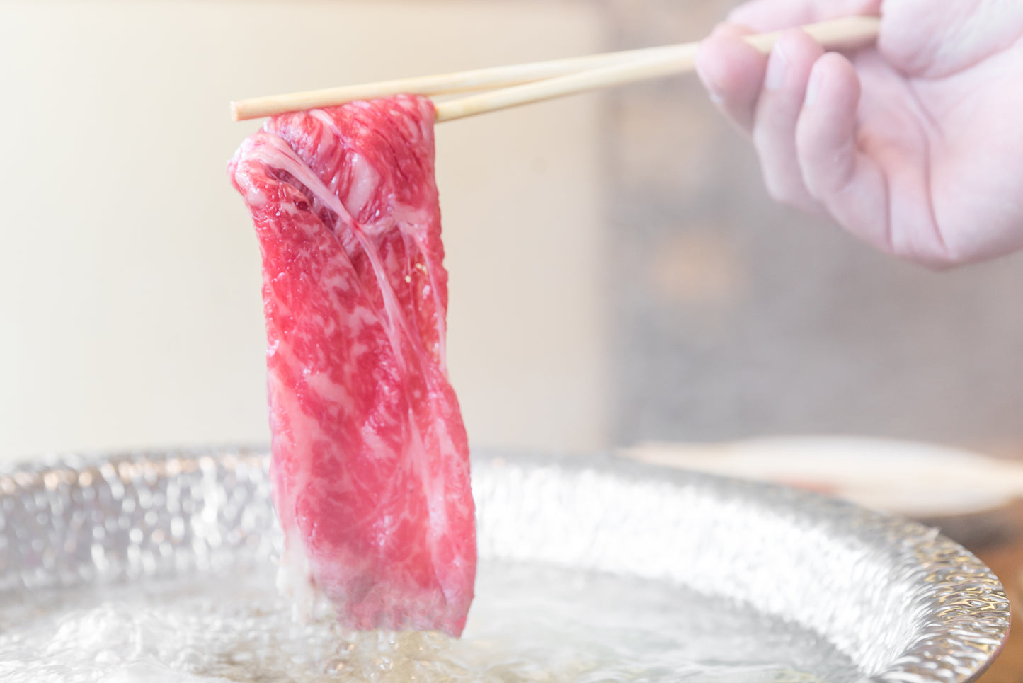 Noto beef and pork shabu-shabu set